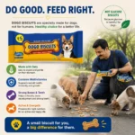 Dogo Biscuits Small Pack of 200 | Multigrain Biscuits Made with Oats, Milk Solids & Multivitamins - Image 3