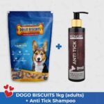 Mongrel Healthcare Adult Biscuits and 1 Anti Tick Dog Shampoo