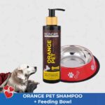 Mongrel Healthcare 1 Anti Tick Dog Shampoo and 1 Feeding Bowls