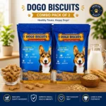 Dogo Biscuits Puppy 1 Kg Pack of 2 | Multigrain Biscuit Made with Oats and Multivitamins
