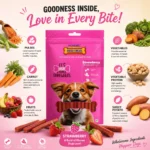 Strawberry Flavour Dogo Sticks - Image 4