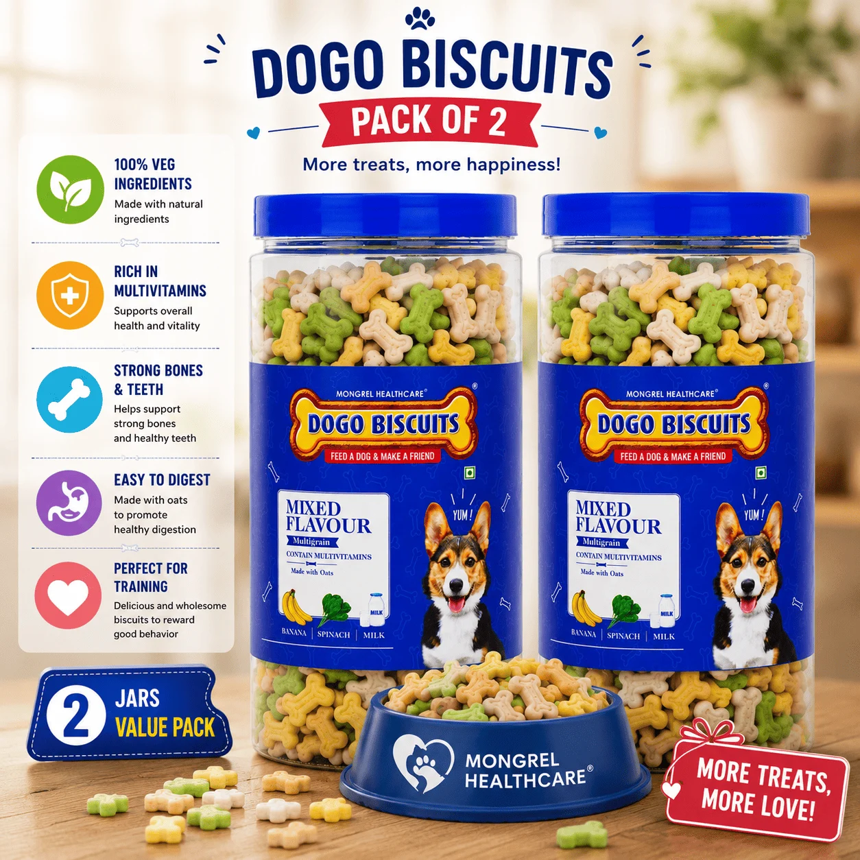 lgehkekripfyvyg8wozn Dogo Biscuits Mixed Flavour Puppy - Pack of 2 - Image 1
