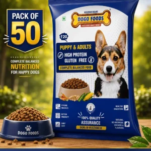 DOGO FOODS – 100% Vegetarian High-Protein Dog Food | Pack of 50