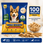 Dogo Biscuits Vegan Small Pack of 100 | Multigrain Biscuits Made with Oats, Plant-Based Ingredients & Multivitamins
